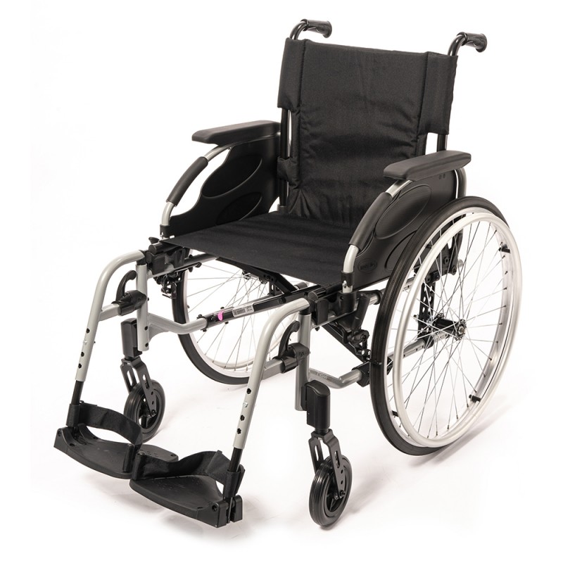 Кресло-коляска Action 2 (фиксированная спинка, литые колеса)