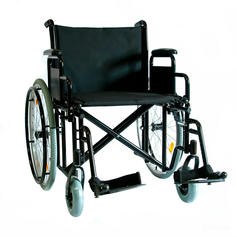 Кресло-коляска с ручным приводом для лиц с большим весом прогулочная (для инвалидов и детей-инвалидов)