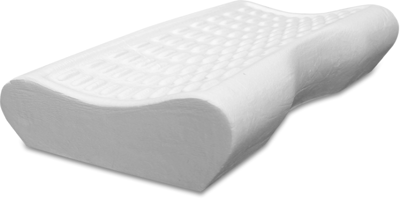 Анатомическая подушка  "Премиум П3   c массажным эффектом"  и выемкой под плечо(Валик 11 см и выемка под плечо 13 см)