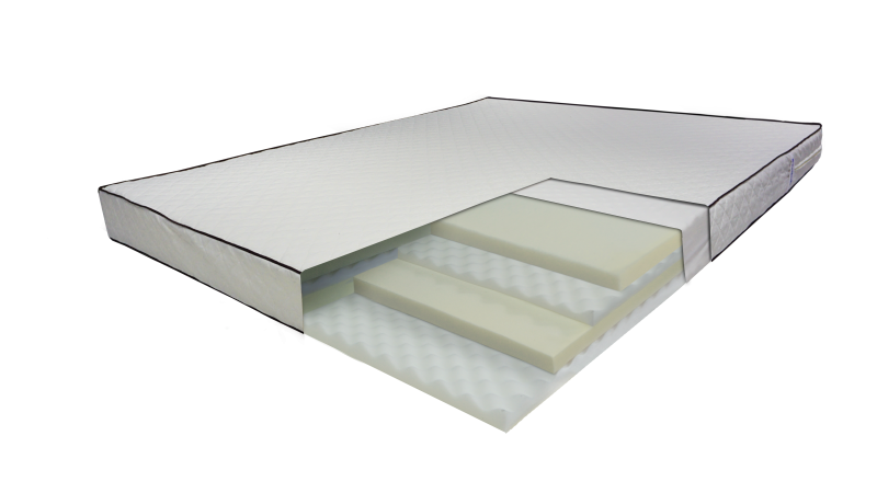 Матрац ортопедический мягкий (с эффектом памяти)-размеры в описании