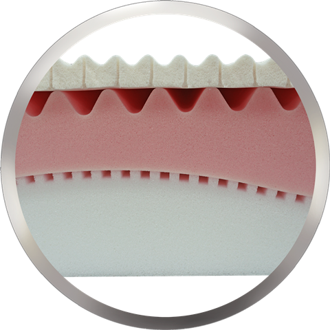 Матрац ортопедический эргономичный (с перфорированным латексом)-размеры в описании