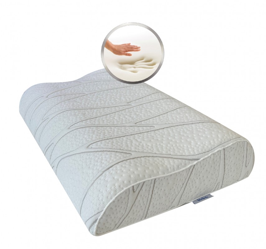 Подушка ортопедическая (под голову) р. 60*40*13/11см)