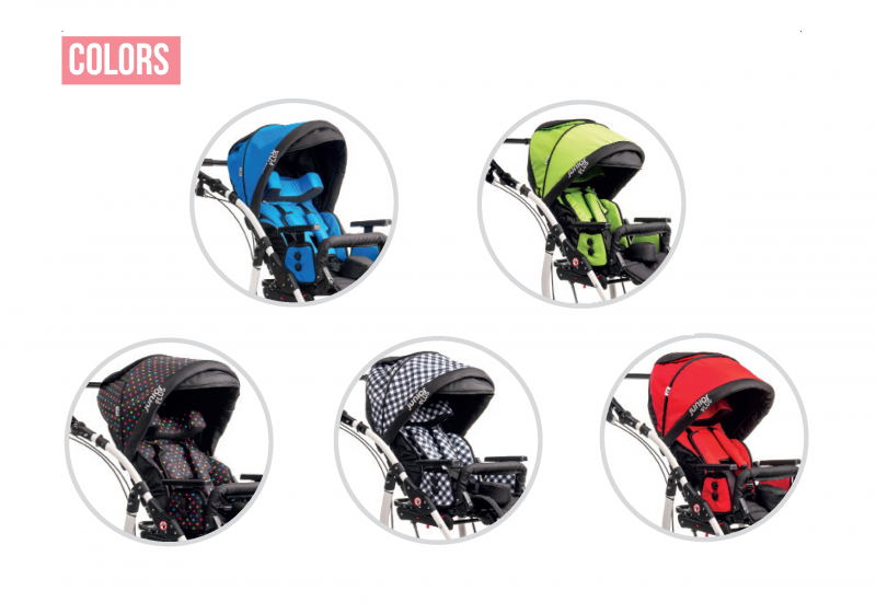 Кресло-коляска для детей-инвалидов и детей с заболеванием ДЦП(комнатная), модель (JUNIOR PLUS), р.3-до 165 см.